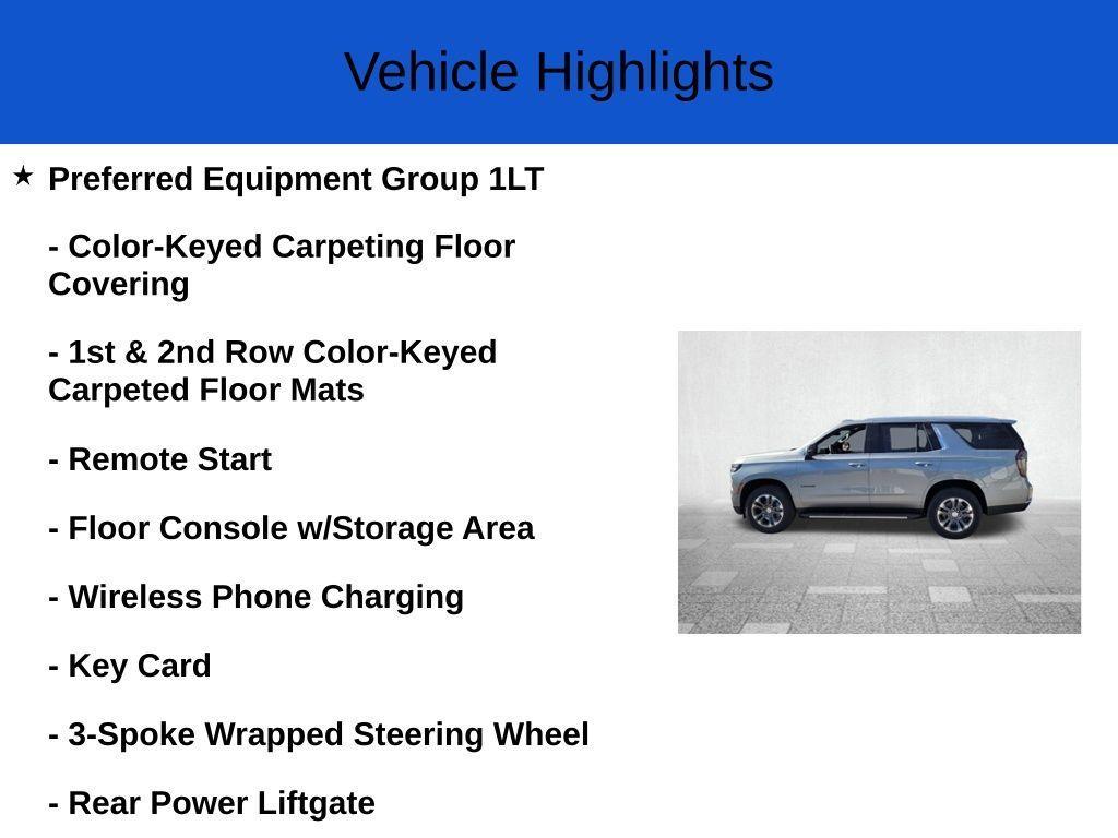 new 2026 Chevrolet Tahoe car, priced at $73,060