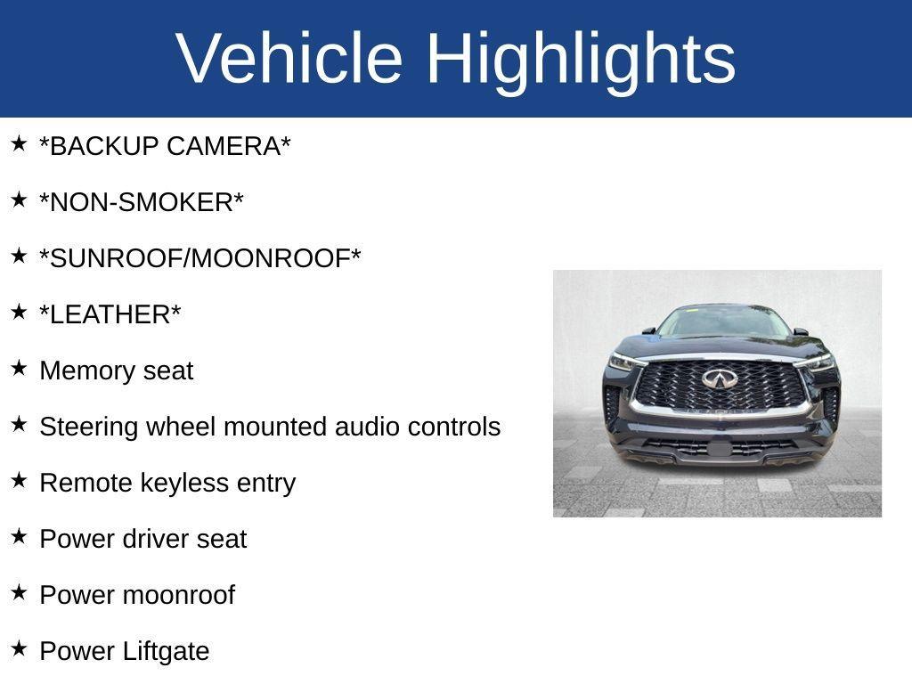 used 2024 INFINITI QX60 car, priced at $35,892