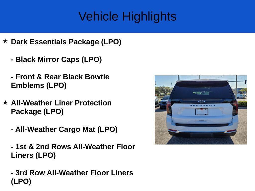 new 2025 Chevrolet Suburban car, priced at $64,685