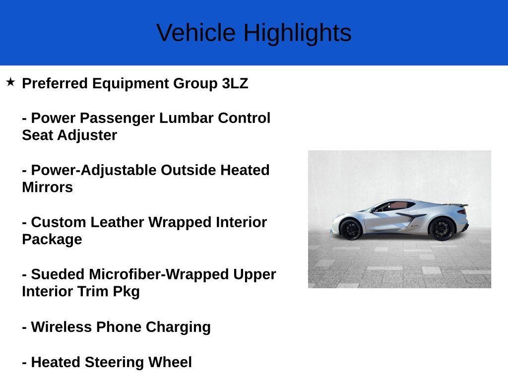 new 2026 Chevrolet Corvette car, priced at $152,895