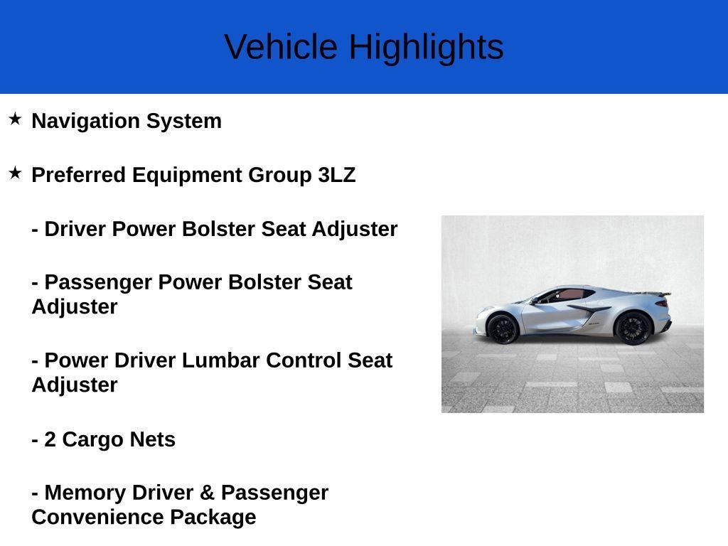 new 2026 Chevrolet Corvette car, priced at $152,895