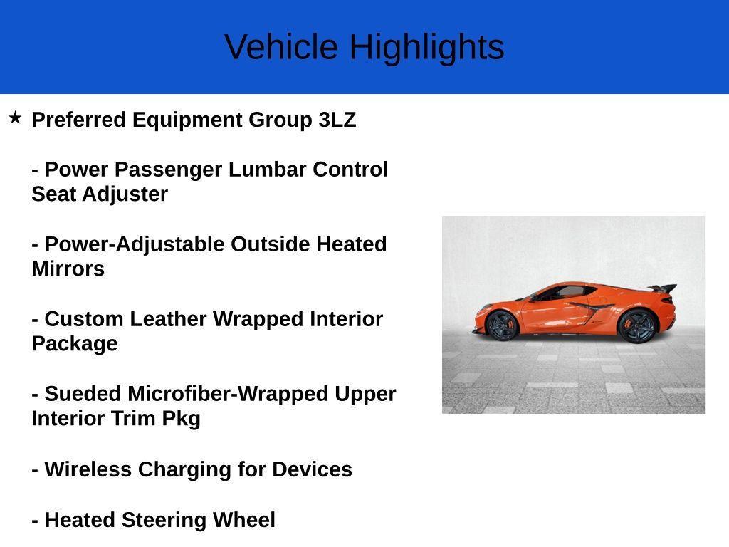 new 2025 Chevrolet Corvette car, priced at $192,134