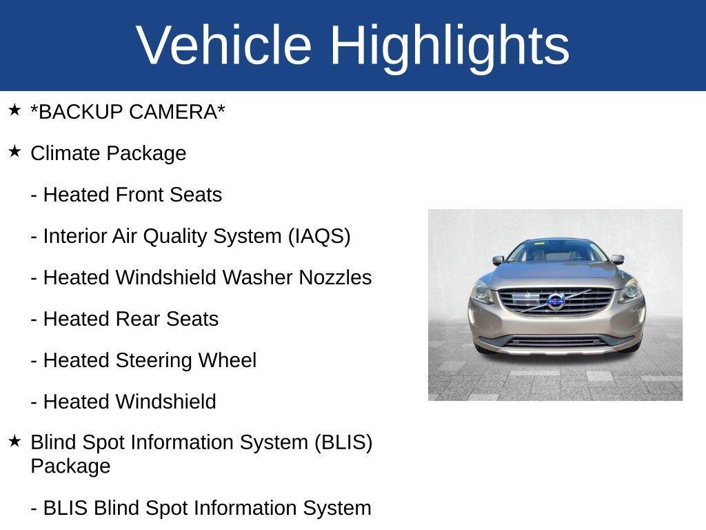 used 2015 Volvo XC60 car, priced at $13,952