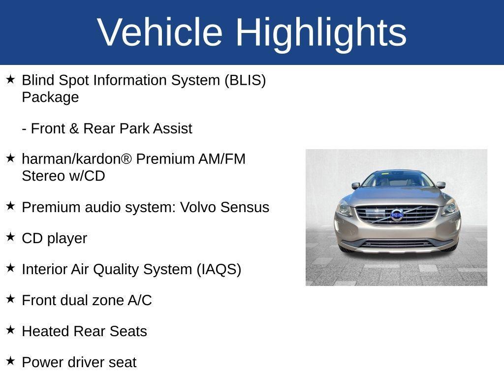 used 2015 Volvo XC60 car, priced at $13,952