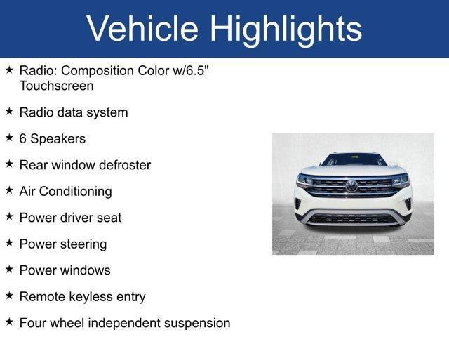 used 2022 Volkswagen Atlas Cross Sport car, priced at $20,000