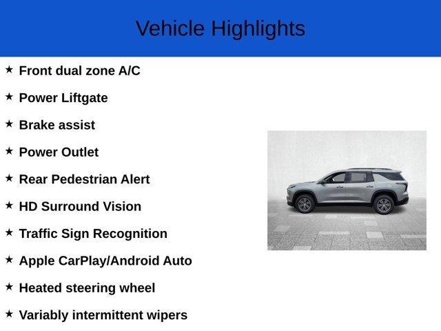 new 2025 Chevrolet Traverse car, priced at $40,395