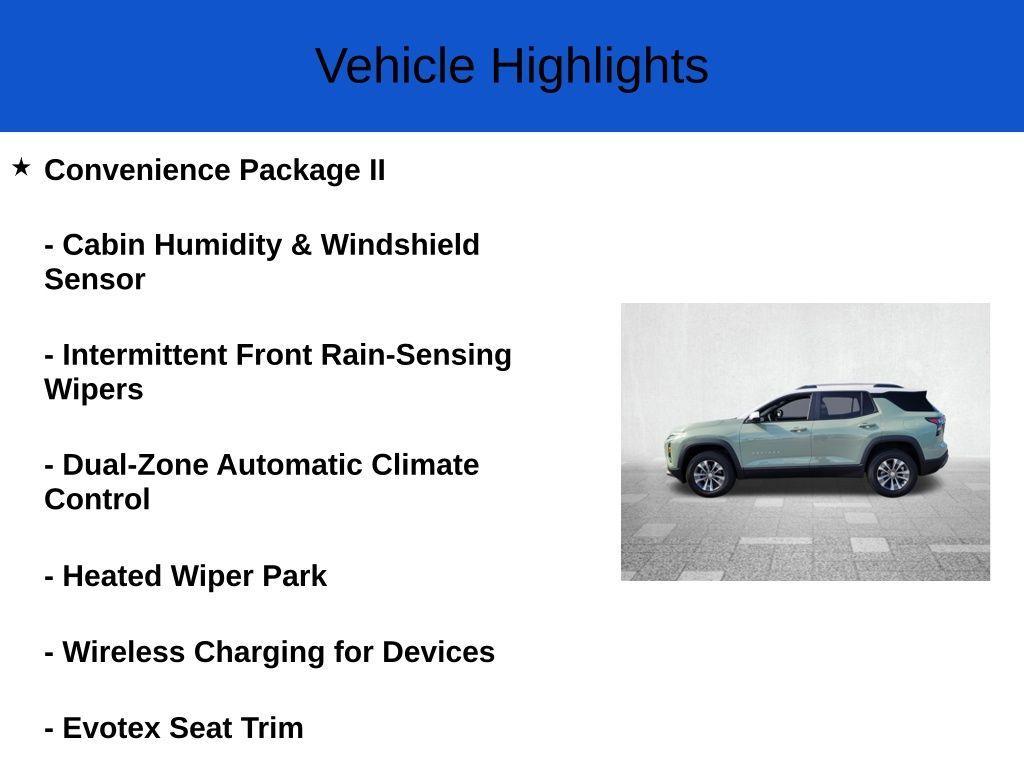 new 2025 Chevrolet Equinox car, priced at $31,570