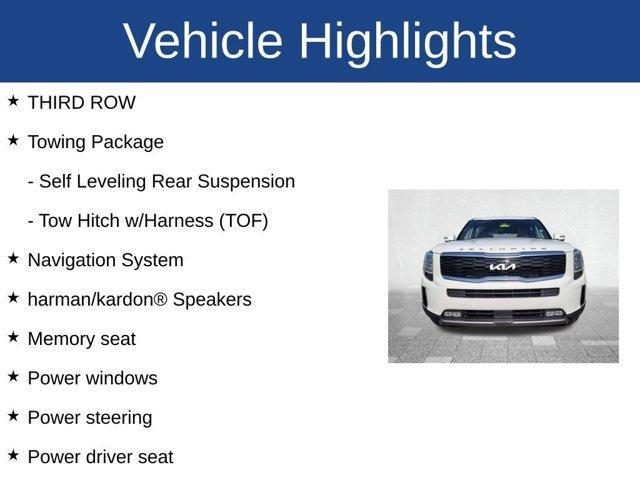 used 2022 Kia Telluride car, priced at $34,000