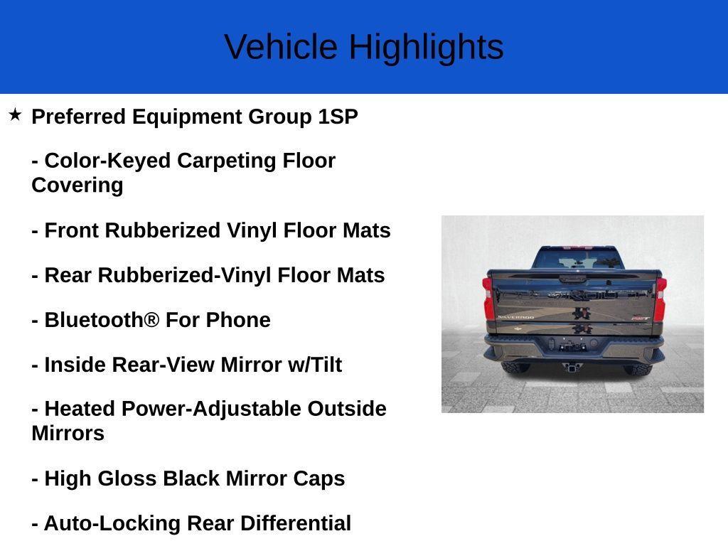 new 2025 Chevrolet Silverado 1500 car, priced at $62,545