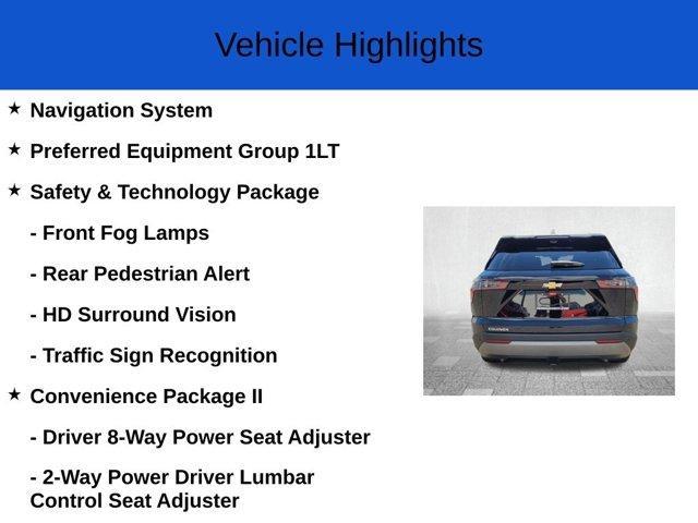 new 2025 Chevrolet Equinox car, priced at $31,870