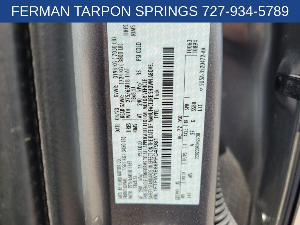 used 2023 Ford F-150 car, priced at $39,800