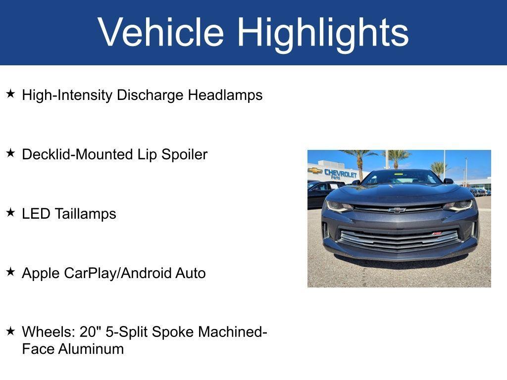 used 2018 Chevrolet Camaro car, priced at $19,431