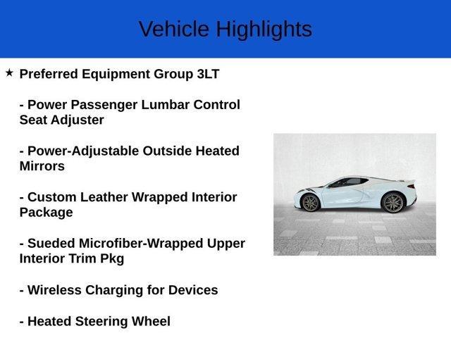 new 2024 Chevrolet Corvette car, priced at $90,465