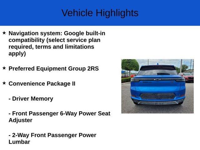 new 2025 Chevrolet Equinox EV car, priced at $53,490