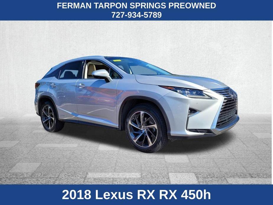 used 2018 Lexus RX 450h car, priced at $29,900