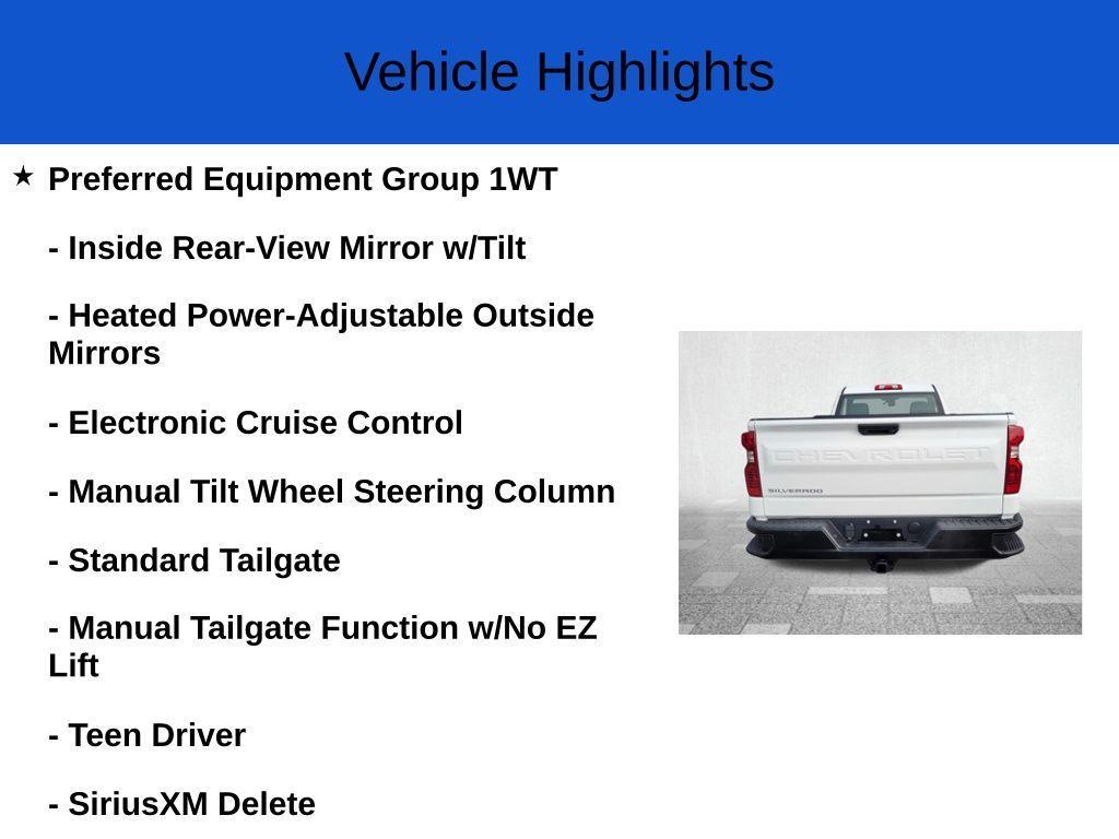 new 2025 Chevrolet Silverado 1500 car, priced at $38,610