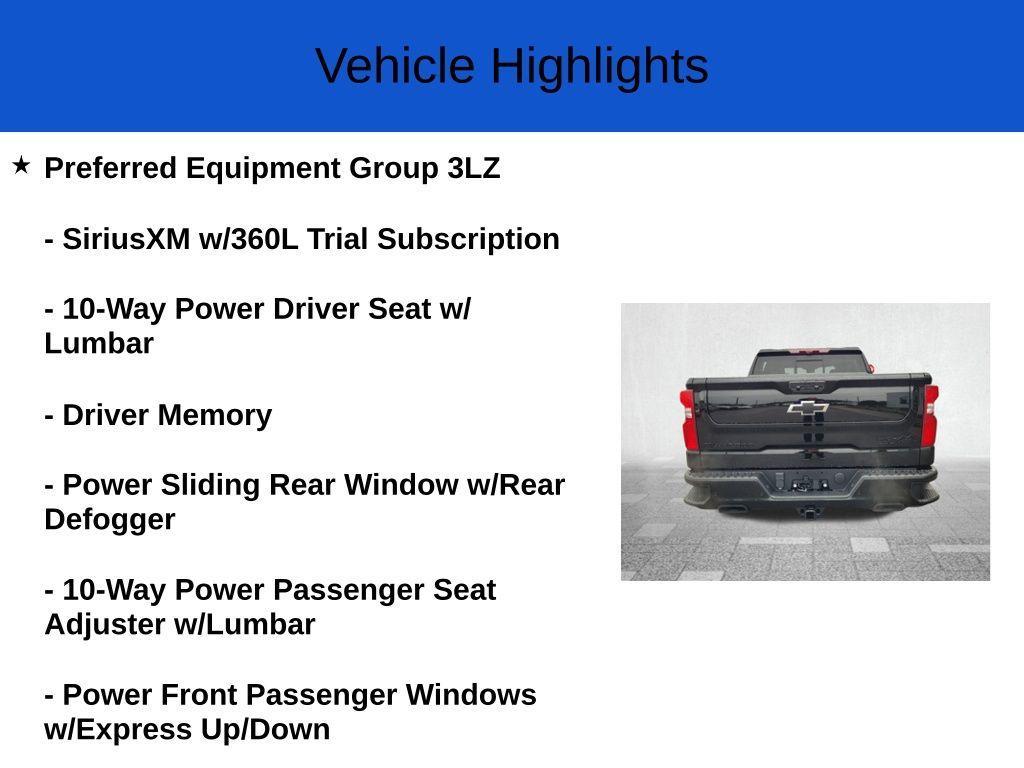new 2025 Chevrolet Silverado 1500 car, priced at $72,465