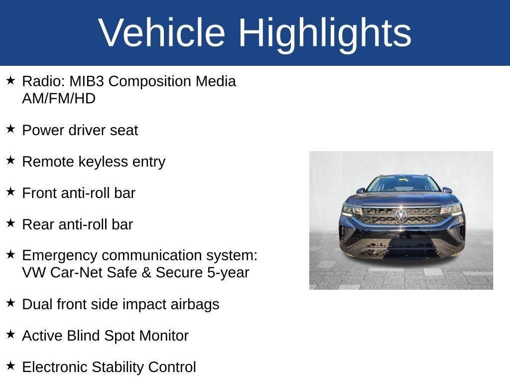 used 2023 Volkswagen Taos car, priced at $19,879