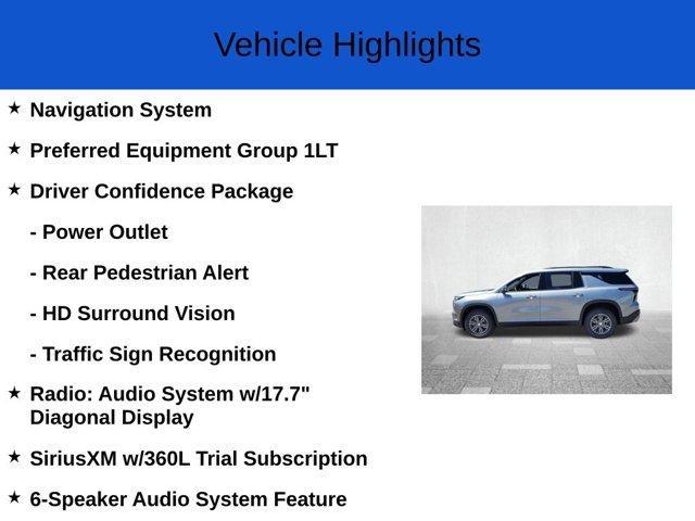 new 2025 Chevrolet Traverse car, priced at $41,395