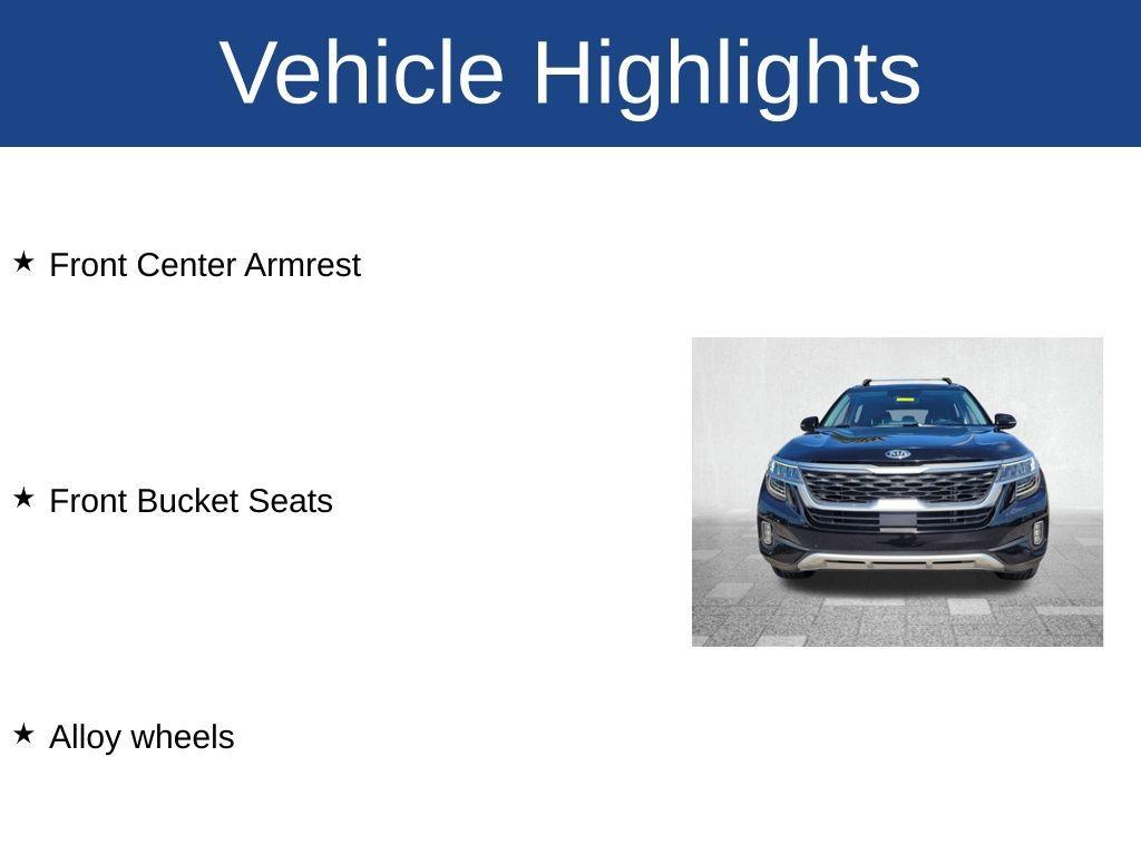 used 2021 Kia Seltos car, priced at $18,771
