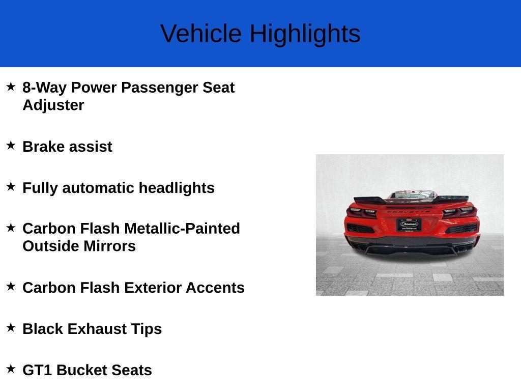 new 2025 Chevrolet Corvette car, priced at $113,519