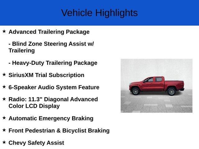 new 2025 Chevrolet Colorado car, priced at $37,585