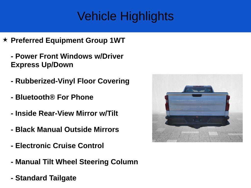 new 2025 Chevrolet Silverado 1500 car, priced at $39,610
