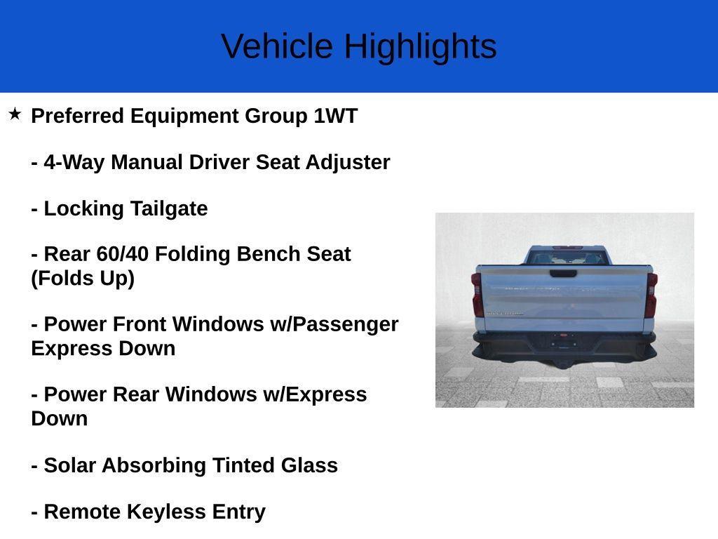 new 2025 Chevrolet Silverado 1500 car, priced at $39,610