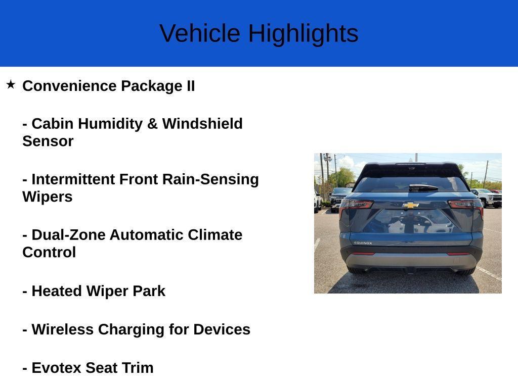 new 2025 Chevrolet Equinox car, priced at $30,525
