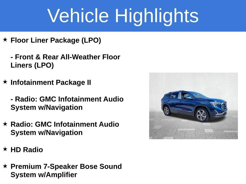 used 2021 GMC Terrain car, priced at $18,500