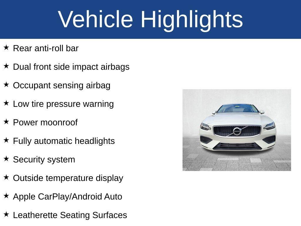 used 2020 Volvo S60 car, priced at $21,495