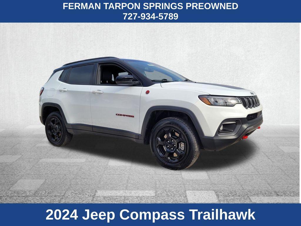 used 2024 Jeep Compass car, priced at $23,607