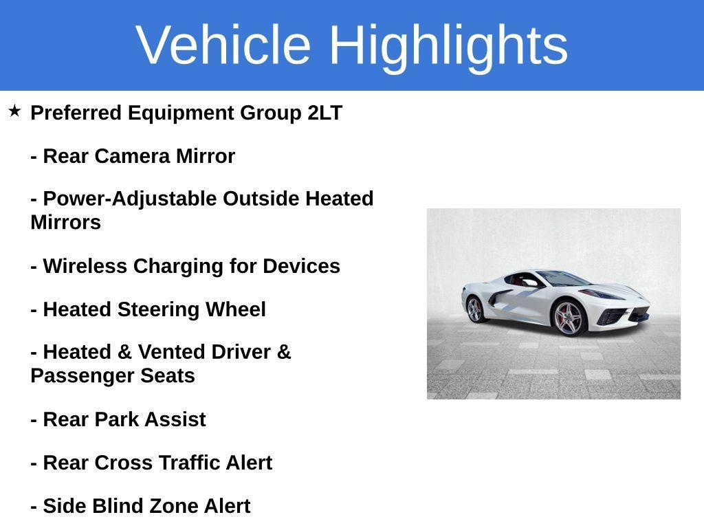 used 2022 Chevrolet Corvette car, priced at $69,902