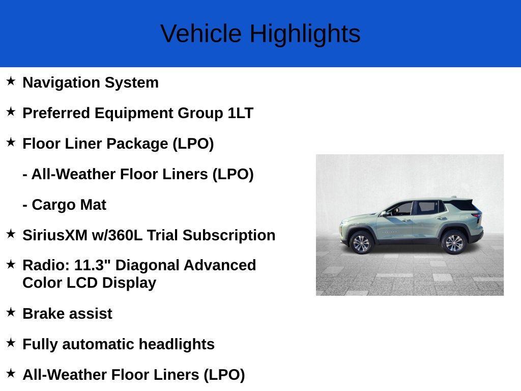 new 2026 Chevrolet Equinox car, priced at $27,820