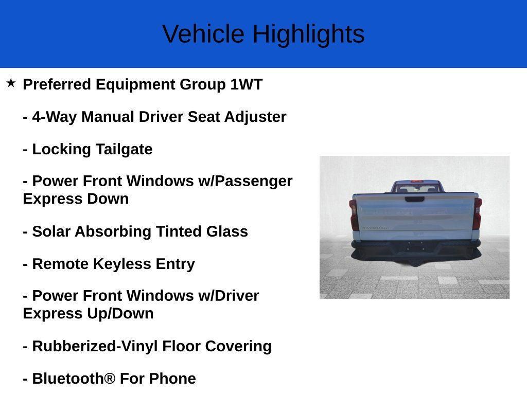 new 2025 Chevrolet Silverado 1500 car, priced at $35,110