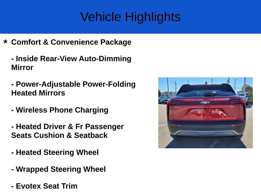 new 2025 Chevrolet Blazer EV car, priced at $50,795