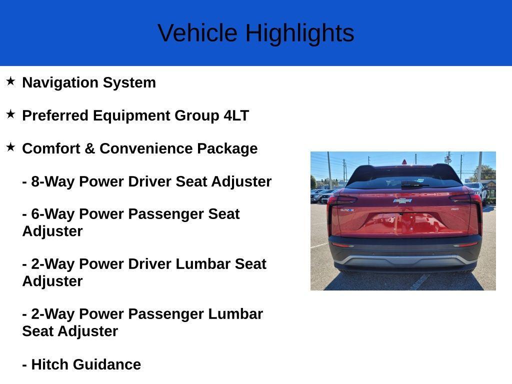 new 2025 Chevrolet Blazer EV car, priced at $50,795