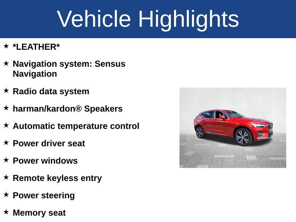 used 2022 Volvo XC60 car, priced at $34,000