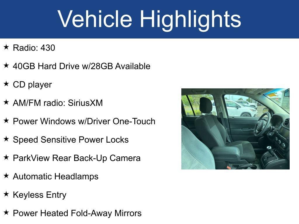 used 2016 Jeep Compass car, priced at $11,771