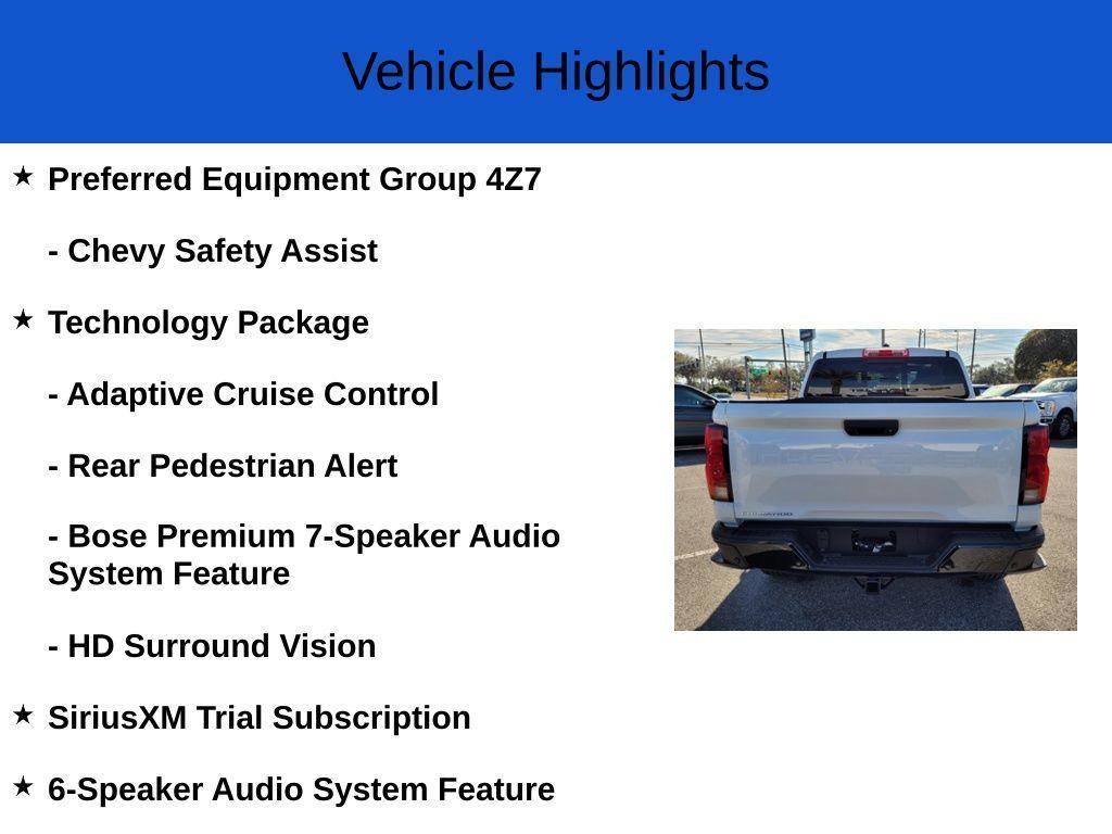 new 2025 Chevrolet Colorado car, priced at $45,885