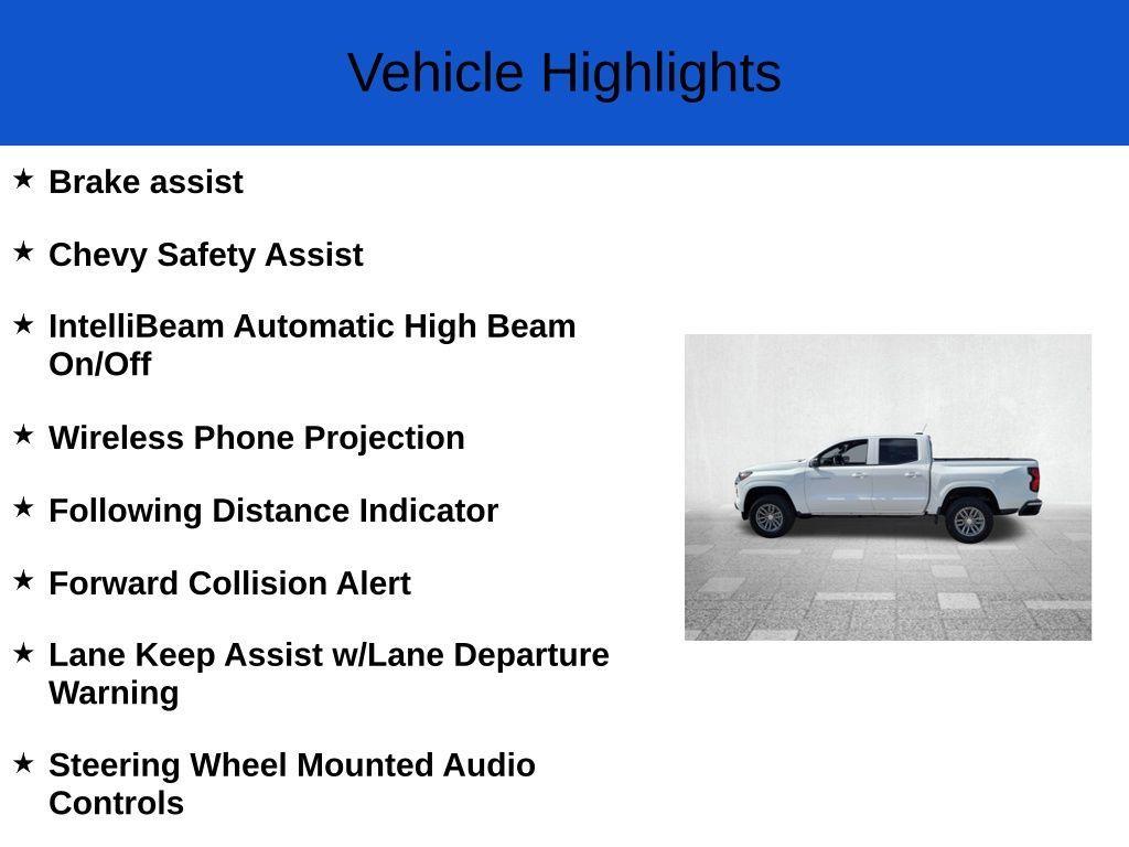 new 2025 Chevrolet Colorado car, priced at $35,995