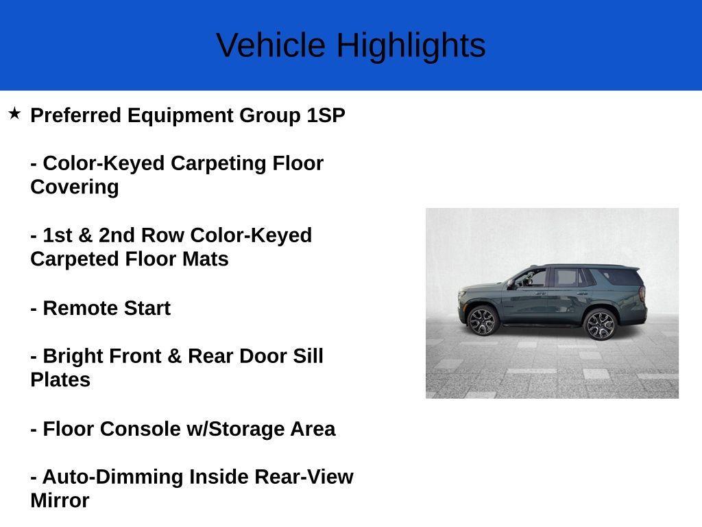 new 2026 Chevrolet Tahoe car, priced at $83,925