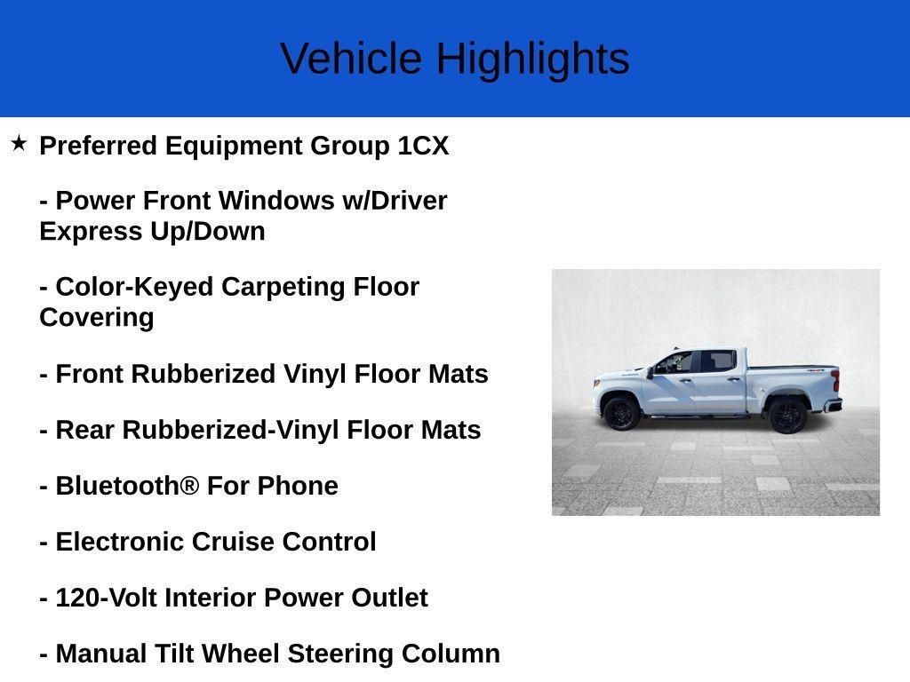 new 2025 Chevrolet Silverado 1500 car, priced at $43,520