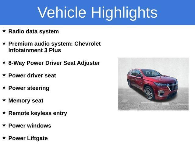used 2023 Chevrolet Traverse car, priced at $40,500