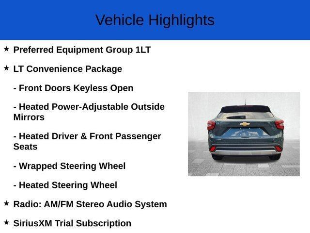new 2025 Chevrolet Trax car, priced at $23,190