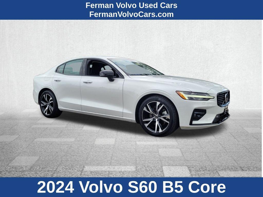 used 2024 Volvo S60 car, priced at $28,300
