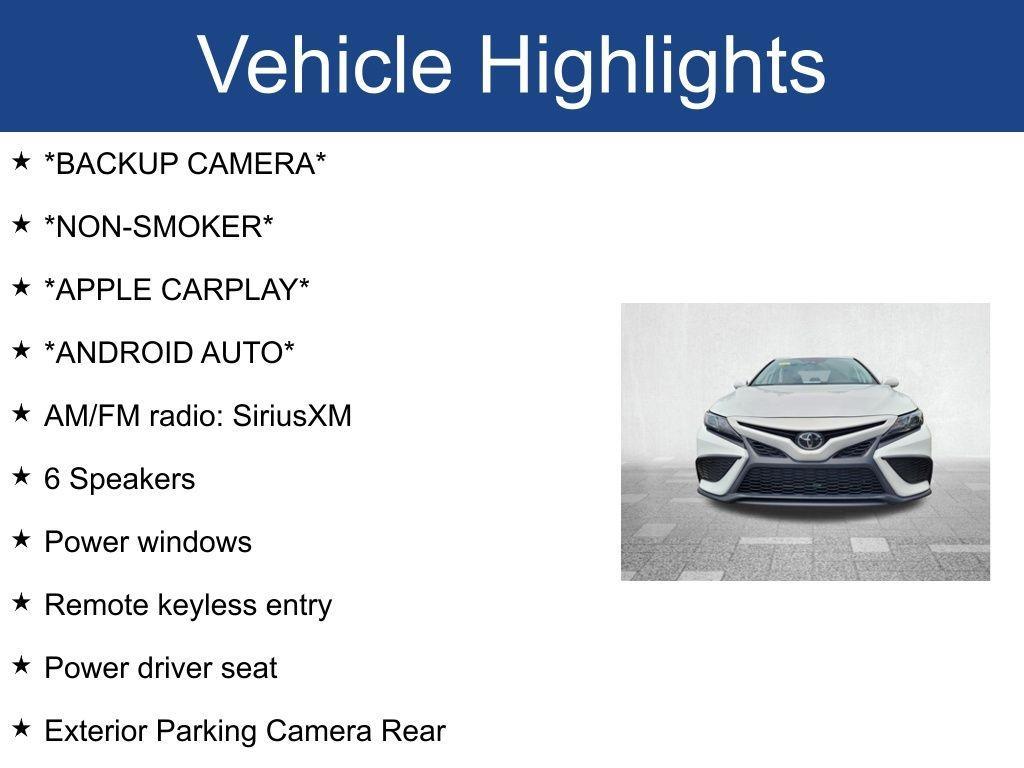 used 2023 Toyota Camry car, priced at $22,900