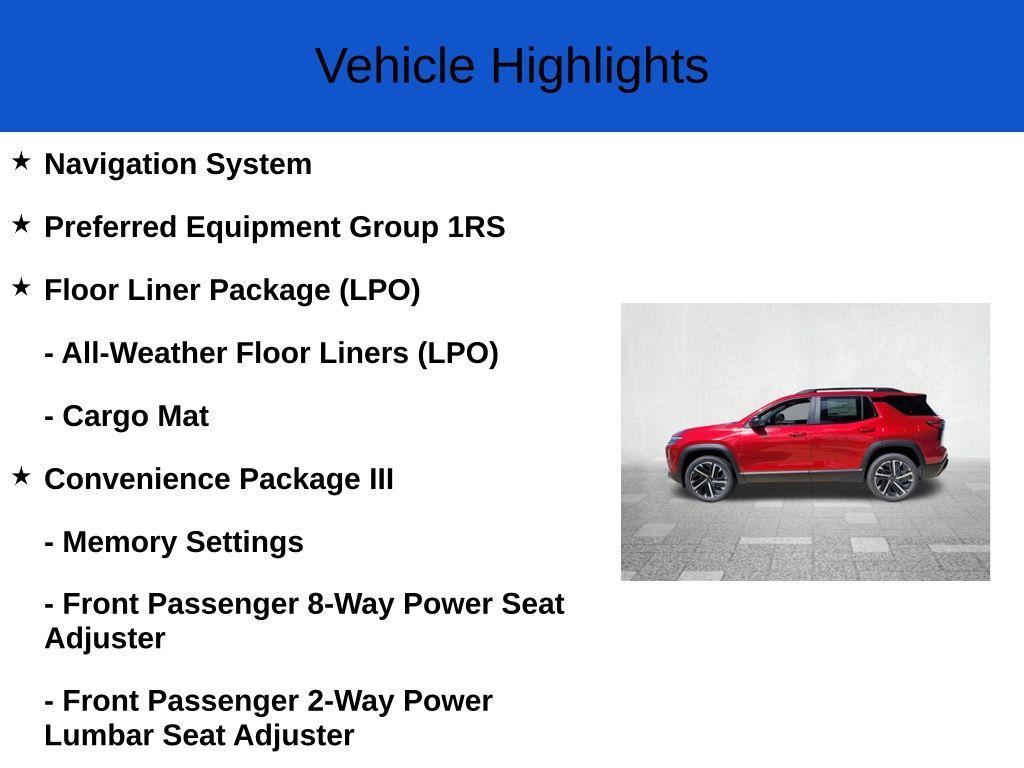 new 2026 Chevrolet Equinox car, priced at $35,165