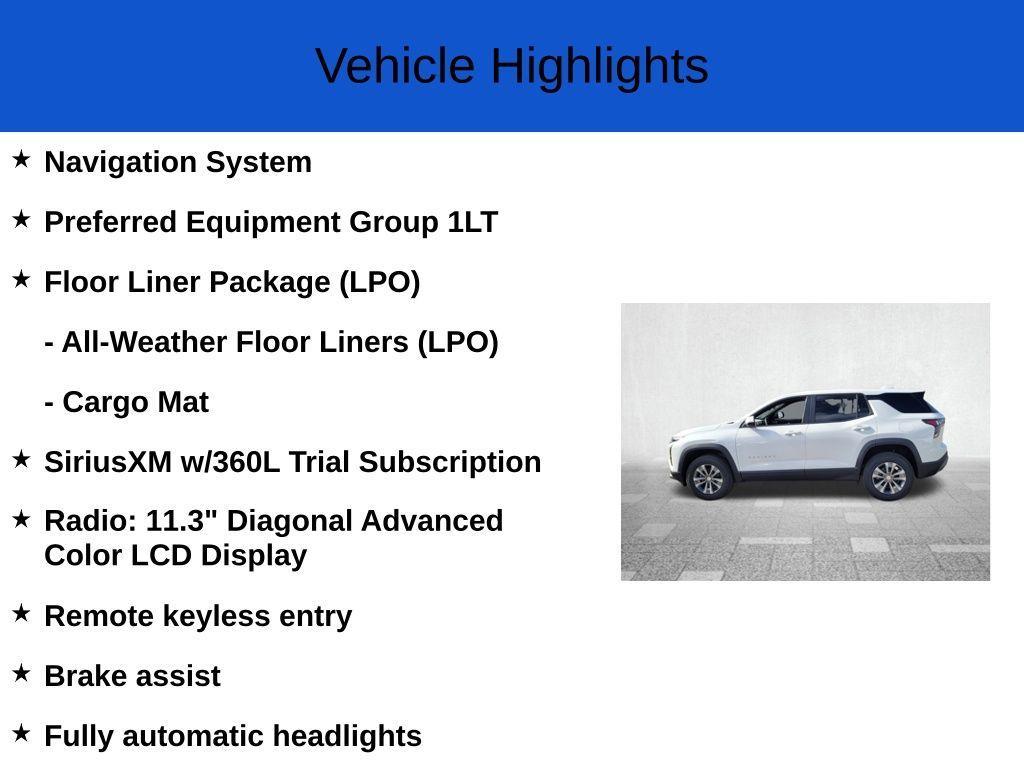 new 2026 Chevrolet Equinox car, priced at $27,320