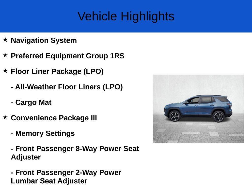 new 2026 Chevrolet Equinox car, priced at $34,170